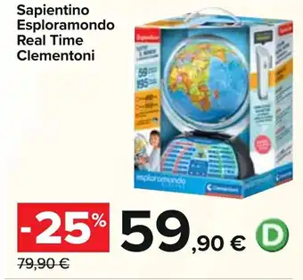Sapientino Esploramondo Real Time Clementoni