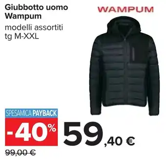 Carrefour Giubbotto uomo Giubbotto uomo Wampum modelli assortiti tg M-XXL M-XXL offerta