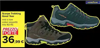 Carrefour Scarpe Trekking Good Year 40-45 offerta