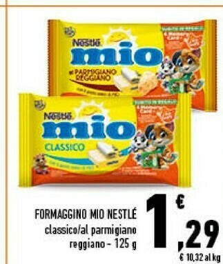Conad Nestlè Formaggino Mio offerta