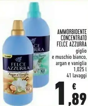 Conad Felce Azzurra Ammorbidente Concentrato Giglio E Muschio Bianco offerta