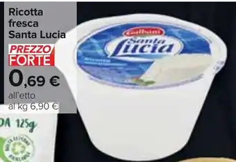 Carrefour Ricotta fresca Santa Lucia offerta