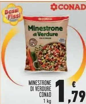 Conad Conad - Minestrone Di Verdure Con 15 Verdure 1000 G(ml) offerta