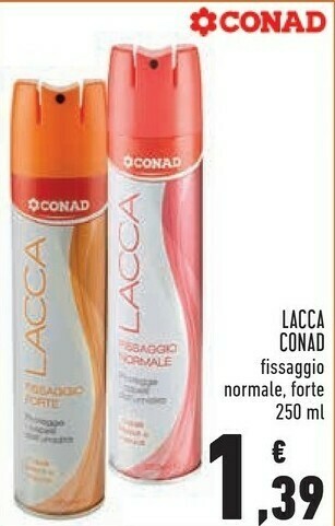 Conad Conad Lacca Fissaggio Normale / Forte offerta