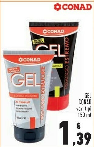 Conad Conad - Gel Fissaggio Estremo 150 Ml offerta