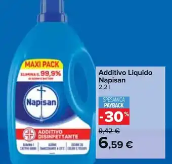 Carrefour Additivo Liquido Napisan 2,2 l offerta