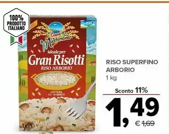 Todis Cuore mediterraneo Riso Superfino Arborio offerta