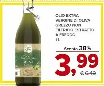 Todis Olio Extra Vergine Di Oliva Grezzo Non Filtrato offerta
