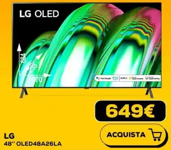 Euronics LG 48" OLED48A26LA offerta