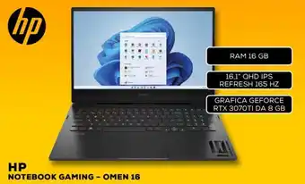 Euronics HP NOTEBOOK GAMING- OMEN 16 offerta