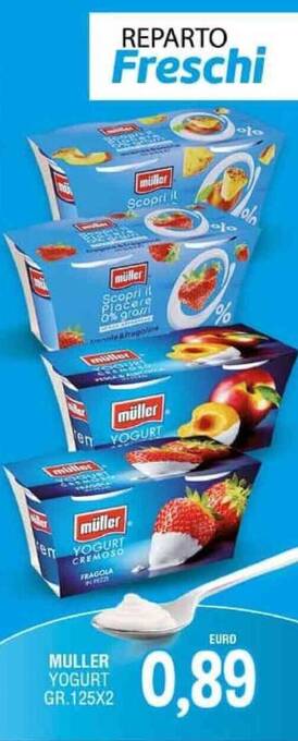Jolly Market MULLER YOGURT GR.125X2 offerta