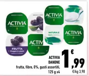 Conad ACTIVIA DANONE 125 g x 4 offerta