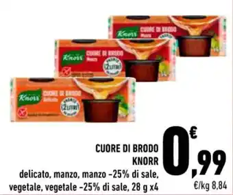 Conad CUORE DI BRODO KNORR offerta