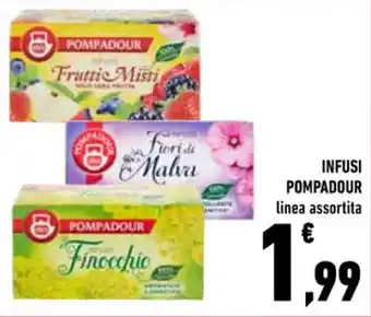 Conad INFUSI POMPADOUR linea assortita offerta