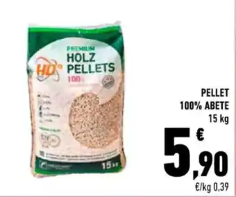 Conad PELLET 100% ABETE 15 kg offerta