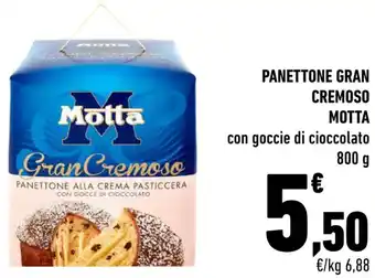 Conad PANETTONE GRAN CREMOSO MOTTA 800 g offerta