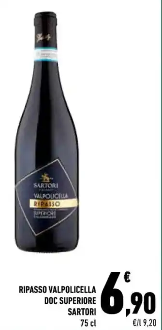 RIPASSO VALPOLICELLA DOC SUPERIORE SARTORI 75 cl