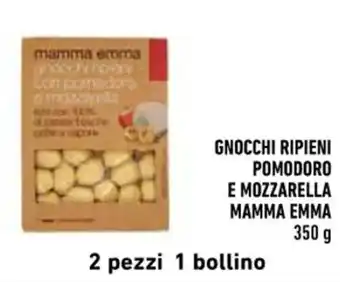 Conad GNOCCHI RIPIENI POMODORO E MOZZARELLA MAMMA EMMA 350 g offerta