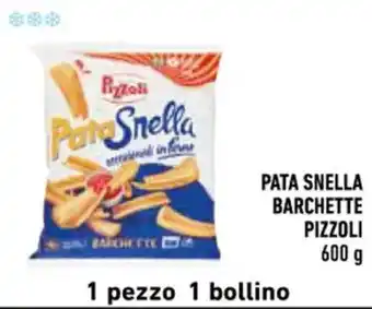 Conad PATA SNELLA BARCHETTE PIZZOLI 600 g offerta