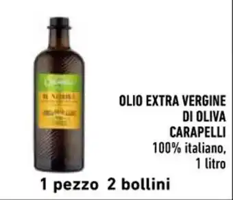 Conad OLIO EXTRA VERGINE DI OLIVA CARAPELLI 1 litro offerta