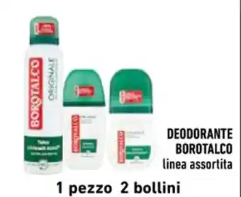 Conad DEODORANTE BOROTALCO linea assortita offerta