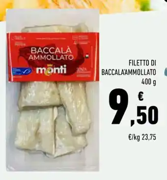 Conad FILETTO DI BACCALA' AMMOLLATO 400 g offerta