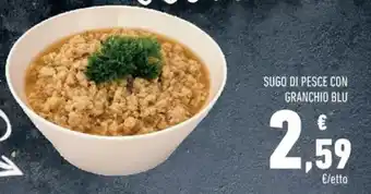 Conad SUGO DI PESCE CON GRANCHIO BLU offerta