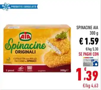 Conad SPINACINE AIA 300 g offerta