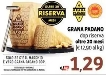 GRANA PADANO dop riserva oltre 20 mesi