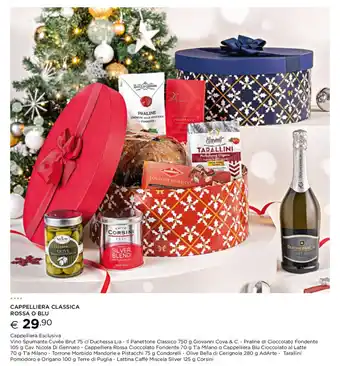 Esselunga CAPPELLIERA CLASSICA ROSSA O BLU offerta
