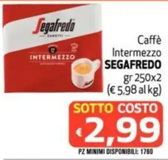 Caffè Intermezzo SEGAFREDO gr 250x2