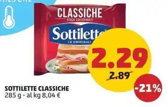PENNY SOTTILETTE CLASSICHE 285 g offerta