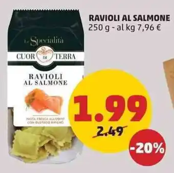PENNY RAVIOLI AL SALMONE 250 g offerta