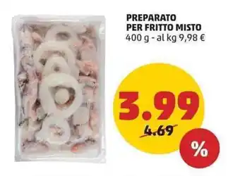 PENNY PREPARATO PER FRITTO MISTO 400 g offerta