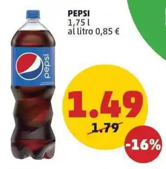 PENNY PEPSI 1,75 l offerta