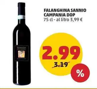 PENNY FALANGHINA SANNIO CAMPANIA DOP 75 cl offerta