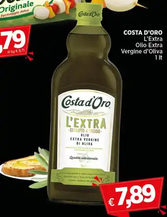 Coop COSTA D'ORO L'Extra Olio Extra Vergine d'Oliva 1 It offerta