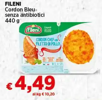 Coop FILENI Cordon Bleu senza antibiotici 440g offerta