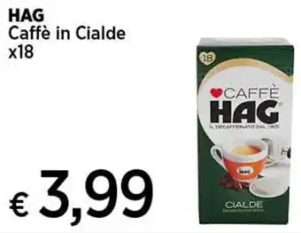 Coop HAG Caffè in Cialde x18 offerta