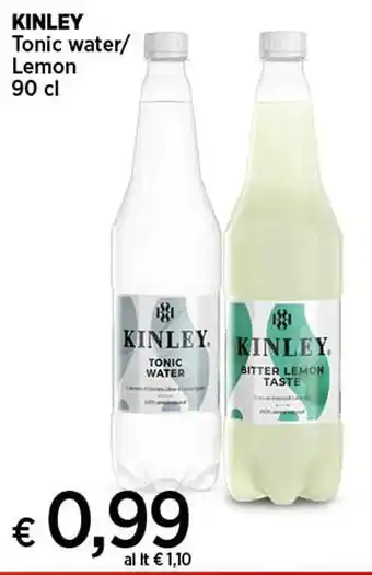 Coop KINLEY Tonic water/ Lemon 90 cl offerta