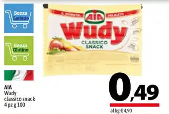 A&O AIA Wudy classico snack 4 pz g 100 offerta
