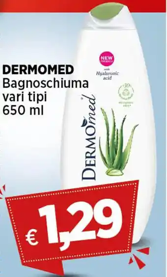 Coop DERMOMED Bagnoschiuma vari tipi 650 ml offerta