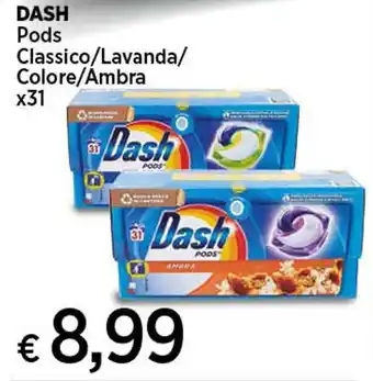 Coop DASH Pods Classico/Lavanda/ Colore/Ambra x31 offerta