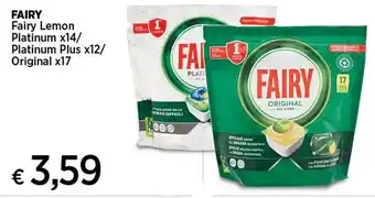 Coop FAIRY Fairy Lemon Platinum x14/ Platinum Plus x12/ Original x17 offerta