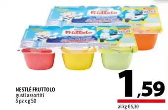 A&O NESTLÉ FRUTTOLO gusti assortiti 6 pz x g 50 offerta