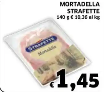 Ecu Discount MORTADELLA STRAFETTE 140 g offerta