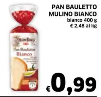 Ecu Discount PAN BAULETTO MULINO BIANCO bianco 400 g offerta