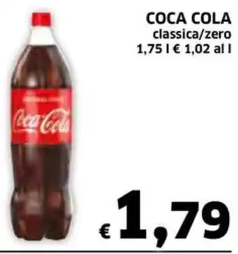 COCA COLA classica/zero 1,75 l