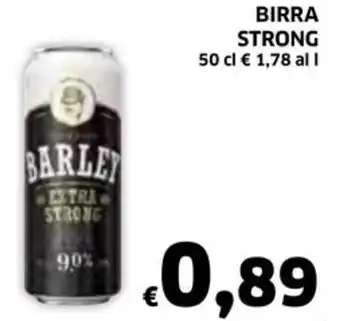 Ecu Discount BIRRA STRONG 50 cl offerta