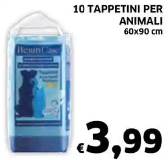 Ecu Discount 10 TAPPETINI PER ANIMALI 60x90 cm offerta